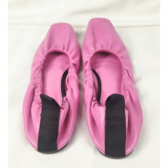 Parfois Womens Pink Square Toe Ballet Flat Size EU 40 / US 10 - Picture 4 of 7